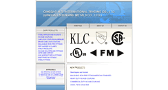 Desktop Screenshot of klcmetals.com