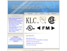 Tablet Screenshot of klcmetals.com